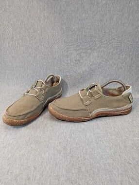 Cushe Canvas Slip On Shoes Men's 9 Military Green Shorething Textile